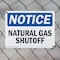 Signmission Natural Gas Shutoff OSHA Notice Sign, Plastic, 10in W x 7in L, 2PK OS-2PACK-NS-P-710-L-14311 - alternate 4
